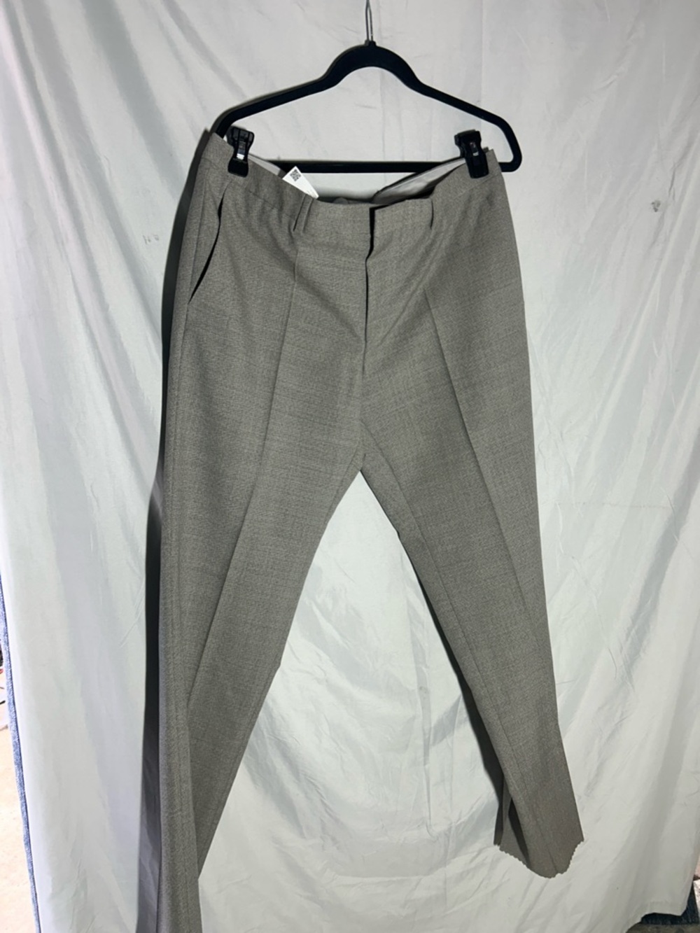 Hugo Boss Light Gray Dress Pants with Subtle Texture